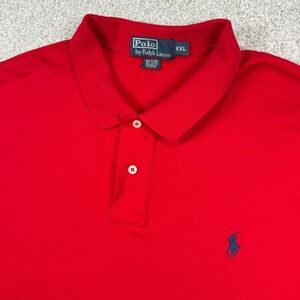 Polo Ralph Lauren Polo Shirt Mens XXL Red Short Sleeve Pony Logo Cotton
